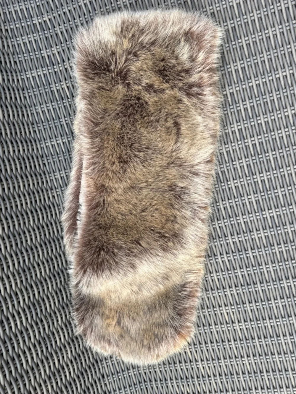 Faux Fur Scarf Collar - Taupe Brown - NWT